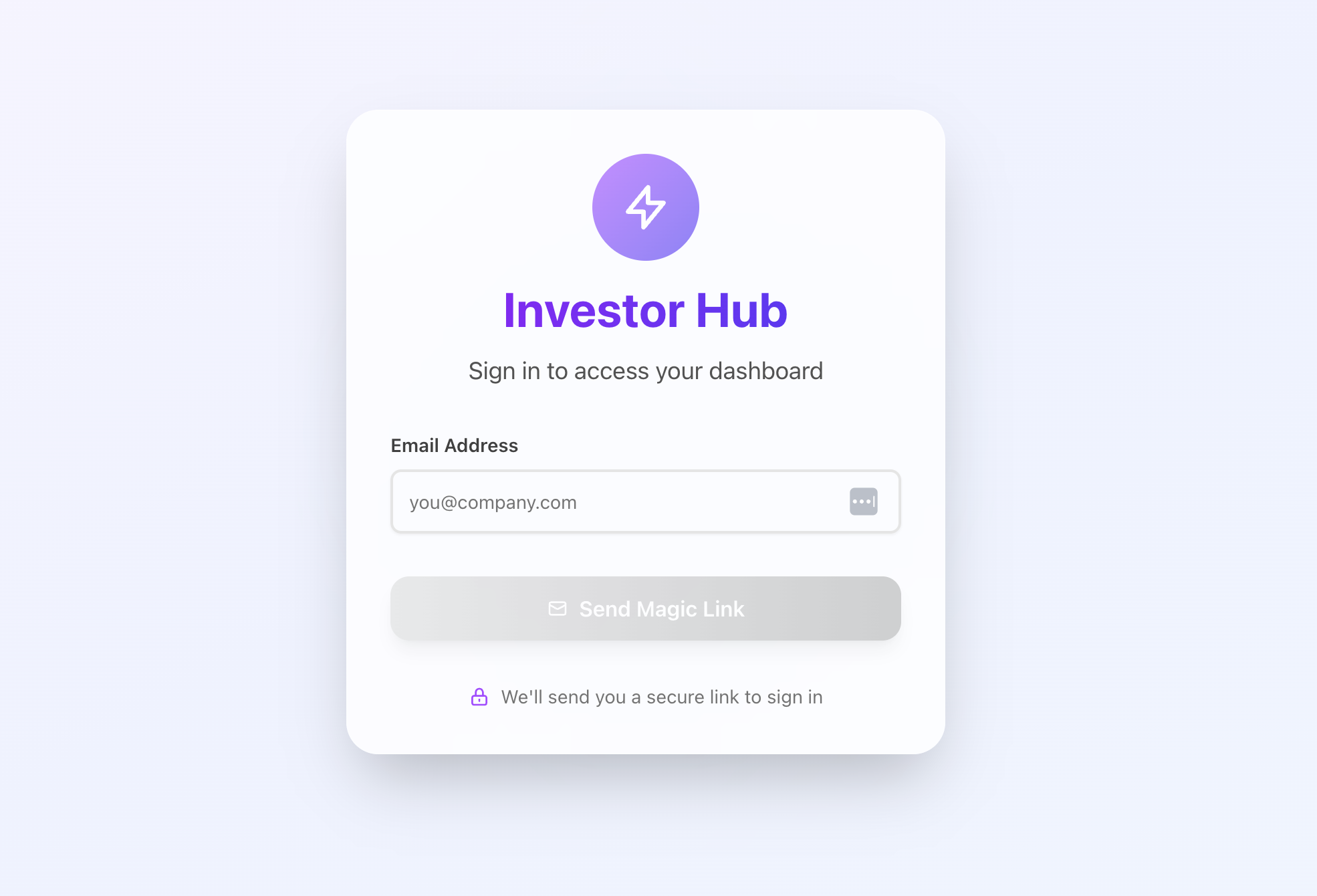 Investor Hub - WordPress Website