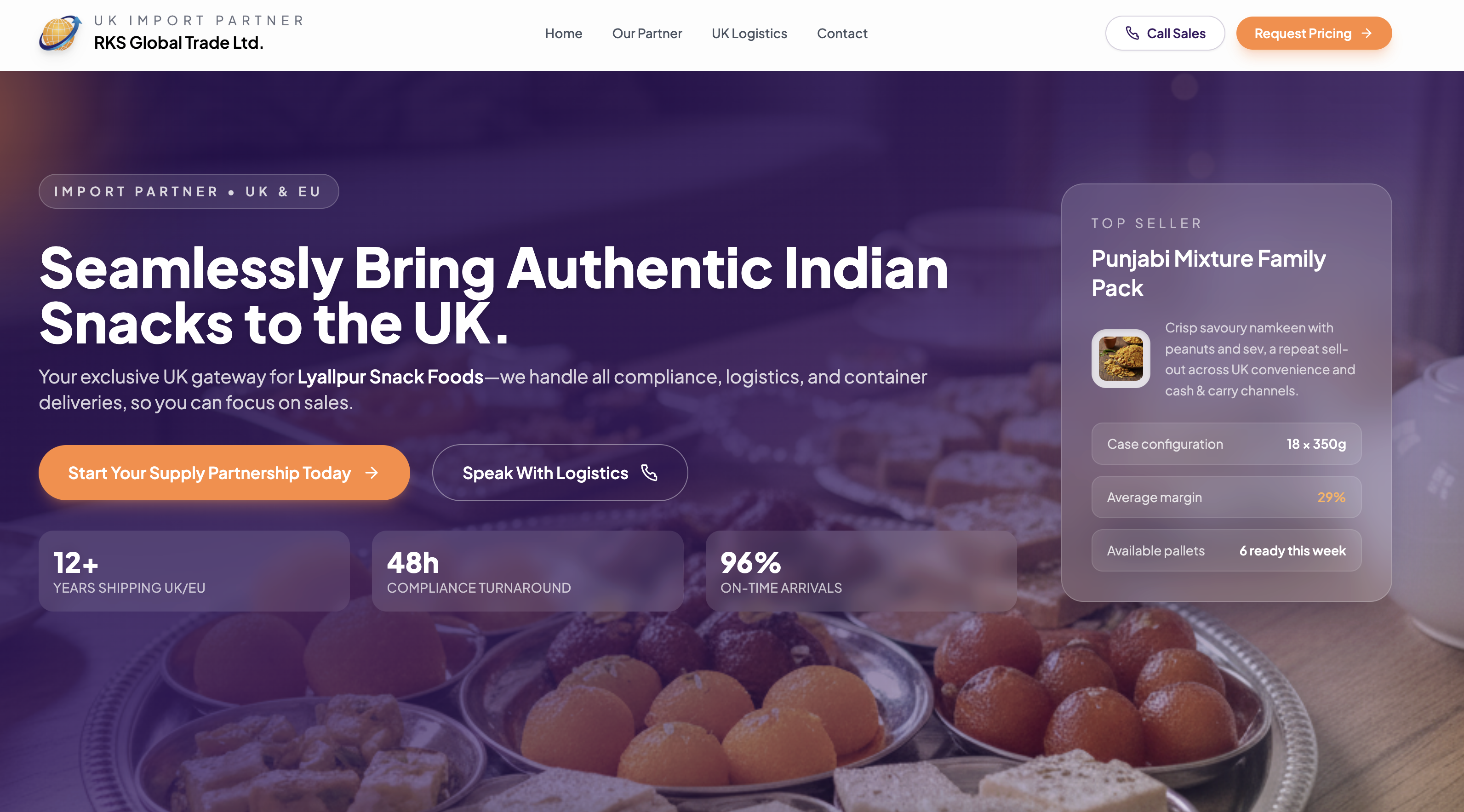 RKS Global Trade - WordPress Website